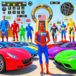 Crazy Superhero Car Stunt Race MOD APKs 9.0.10 Unlimited Money Crazy Superhero Car Stunt Race MOD APKs 9.0.10 Unlimited Money