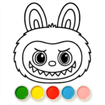 Labubu Coloring Games for Kids MOD APKs 1.9 Unlimited Money